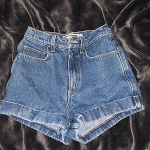 high waisted American apparel shorts